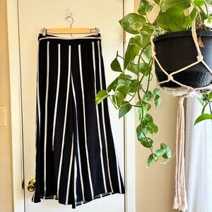 Who What Wear Monochrome Striped Trousers